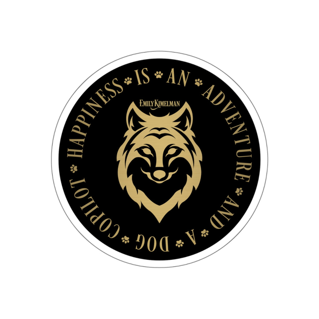 Happiness Is Die Cut Sticker