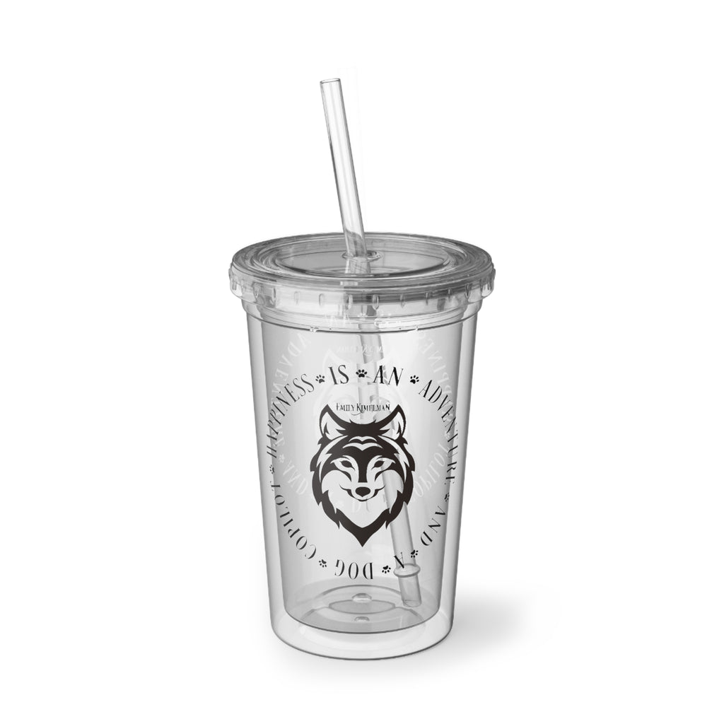 Happiness Is A Dog Acrylic Cup