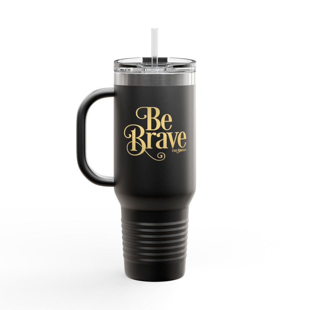 Be Brave Insulated Travel Mug Black, 40oz