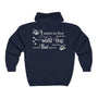 The Dog Doesn't Die Sydney Rye Mysteries Unisex Full Zip Hooded Sweatshirt