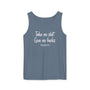 Take No Shit Unisex Garment-Dyed Tank Top